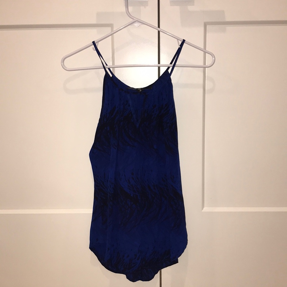 Blue tank top
